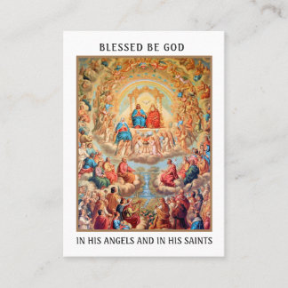 TOUS LES SAINTS JOUR PRIÈRE CÉLÉBRATION CARTES SAI