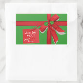 Tous les stickers personnalisées cadeau de Noël en (Sac)