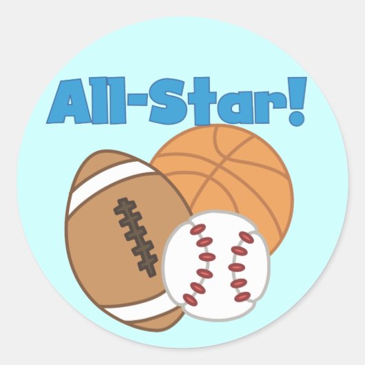 Tous les Stickers Sports Star (Devant)