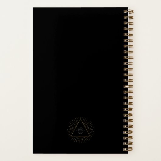 Tous les yeux de vue | Dream Journal | Noir & Or (Verso)