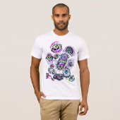 Tous Les Yeux Sur Vous Couleur Art M13 T-Shirt (Devant entier)