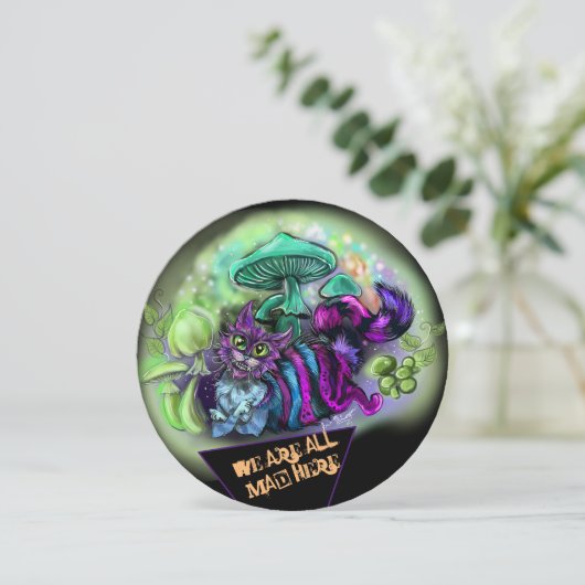 Tous Mad Here Invitation Chat (Debout devant)