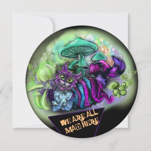 Tous Mad Here Invitation Chat (Devant)