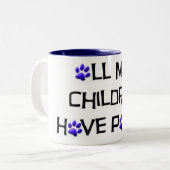 tous mes enfants ont la tasse de pattes (Devant gauche)