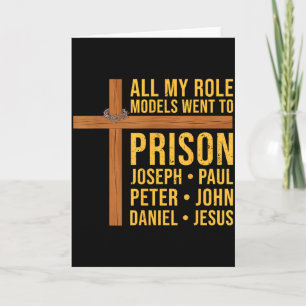 Tous mes modèles sont allés en prison drôle chréti