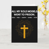 Tous mes modèles sont allés en prison Jésus drôle  (Fleur jaune)