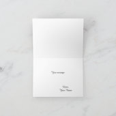 Tous occasionnent la carte de voeux rouge de note (Intérieur)