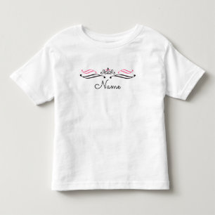 Tous Petits Joli T-shirt princesse personnalisé pour les tout-