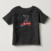 Tous Petits T-Shirt pompier rouge pour les 2 ans d'un garçon d (Devant)