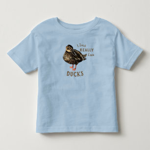 Tous Petits T-shirt pour tout-petit J'adore vraiment les canar