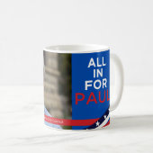 Tous pour Paul - tasse de visage (Devant droit)