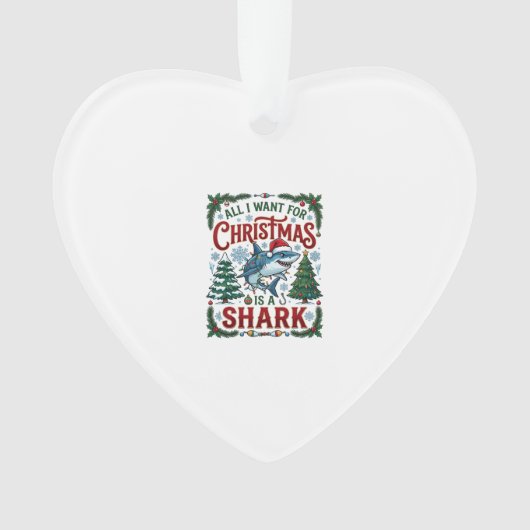 Tous Veulent des Arbres de Noël Requin (devant)
