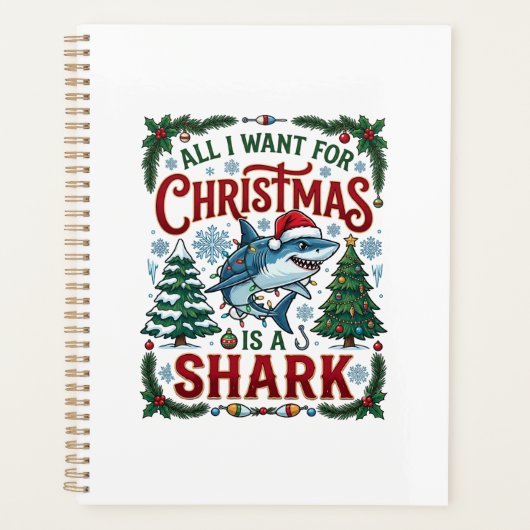Tous Veulent des Arbres de Noël Requins (Devant)