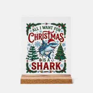 Tous veulent des arbres de Noël Shark