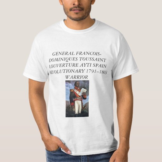 TOUSSAINT LOUVERTURE AYTI REVOLUTION T-SHIRT (Voorkant)