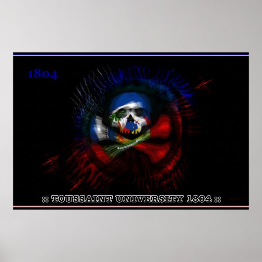 TOUSSAINT UNIVERSITY 1804 POSTER (Voorkant)