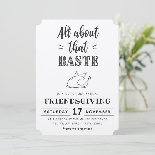 Tout À Propos De Ce Baste | Invitation à l'action  (Debout devant)