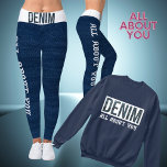 TOUT À PROPOS DE VOUS - Leggings sport Denim à la<br><div class="desc">Denim Regarder Les Leggings Sportifs À La Mode. Parfait pour toutes les occasions TOUT À PROPOS ❤️ Partagez ceci avec des amis</div>