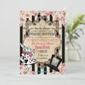 TOUT ÂGE - Alice au pays des merveilles Invitation (Debout devant)