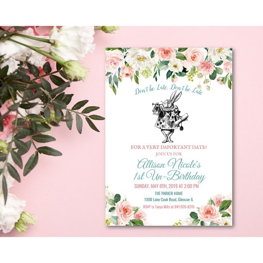 TOUT ÂGE - Alice au pays des merveilles Invitation