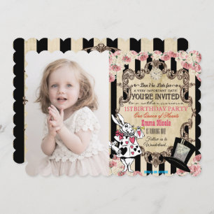 TOUT ÂGE - Alice au pays des merveilles Invitation