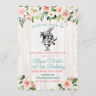 TOUT ÂGE - Alice au pays des merveilles Invitation