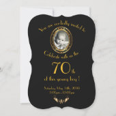 Tout âge, Anniversaire Fête Invitation Homme, phot (Devant)