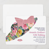 TOUT ÂGE - Derby Anniversaire Fête Invitation (Devant / Derrière)