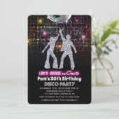 TOUT ÂGE - Disco Anniversaire Fête Invitation (Debout devant)