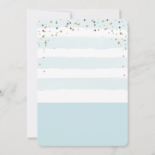 TOUT ÂGE - Elephant Boy Invitation d'anniversaire (Dos)