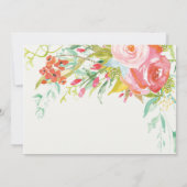 TOUT ÂGE - Fée fête Anniversaire Invitation (Dos)