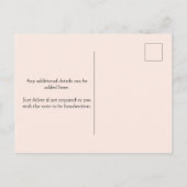 Tout âge Floral Aquarelle Anniversaire Invitation (Dos)