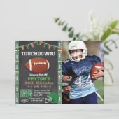 TOUT ÂGE - Football Anniversaire Fête Invitation (Debout devant)