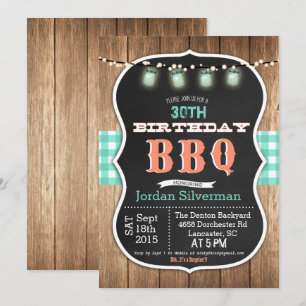 TOUT ÂGE - Invitation à la craie pour barbecue d'a