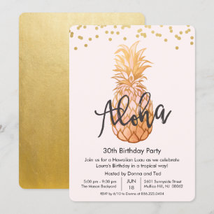TOUT ÂGE - Invitation à une fête d'anniversaire Al