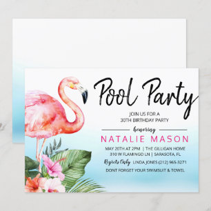 TOUT ÂGE - Invitation d'anniversaire pour une fête
