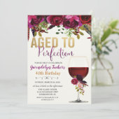 TOUT ÂGE - Invitation d'anniversaire Vieilli à la (Debout devant)