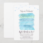 TOUT ÂGE - Invitation Gâteau d'anniversaire (Devant / Derrière)