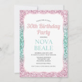 TOUT ÂGE - Parties scintillant Ombre Invitation d' (Devant)