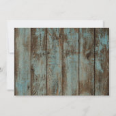 TOUT ÂGE - Pêche Anniversaire Photo Invitation (Dos)