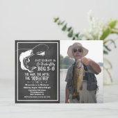 TOUT ÂGE - Pêche Anniversaire Photo Invitation (Debout devant)