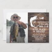 TOUT ÂGE - Pêche Anniversaire Photo Invitation (Devant)