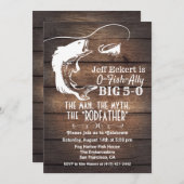 TOUT ÂGE - Pêche Invitation d'anniversaire (Devant / Derrière)