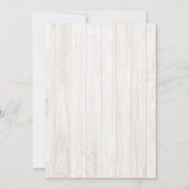 TOUT ÂGE - Rustique Floral Truck Invitation (Dos)