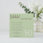 Tout âge Surprise Invitation Anniversaire (Debout devant)