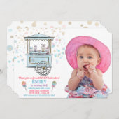 TOUT ÂGE - Sweet Candy Shop Invitation d'anniversa (Devant / Derrière)