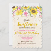 TOUT ÂGE - Tournesol Invitation d'anniversaire (Devant)