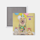 Tout aimant d'anniversaire d'année (Recto/Verso)