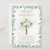 TOUT Anniversaire d'Ordination Invitation Bois rus (Devant)