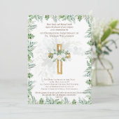 TOUT Anniversaire d'Ordination Invitation Bois rus (Debout devant)